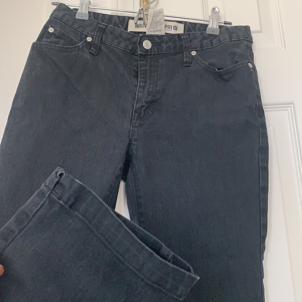 Bootcut Capri Gap Black Jeans